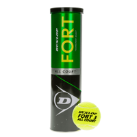 TUBO DA 4 PALLINE DA TENNIS DUNLOP FORT ALL COURT 