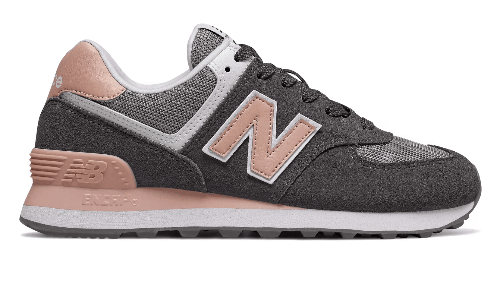 SCARPA DA DONNA NEW BALANCE 574 GRIGIO ROSA - Tecnica Sport