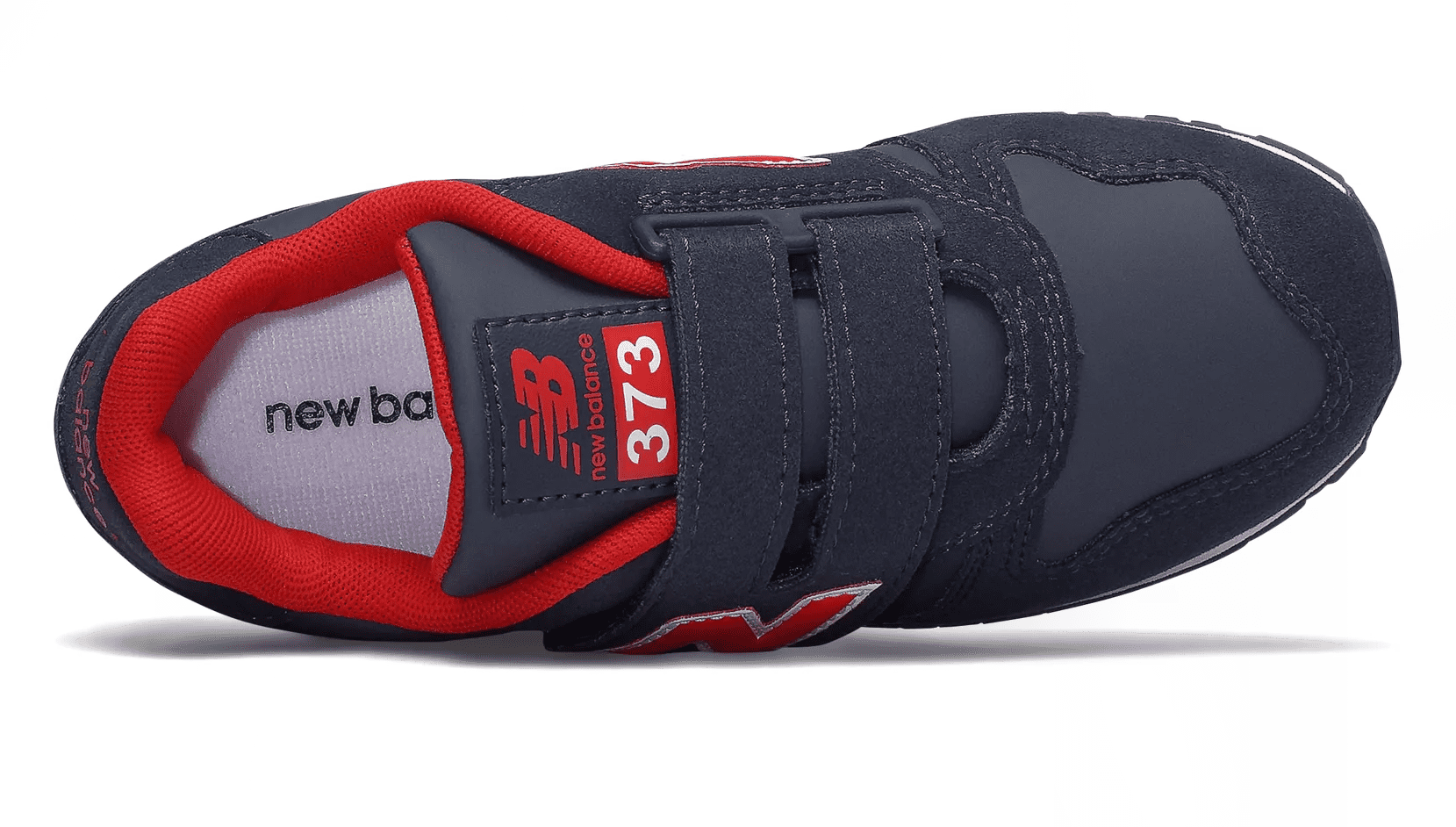 SCARPA DA BAMBINO GS NEW BALANCE 373 A STRAPPO BLU ROSSO - Tecnica Sport