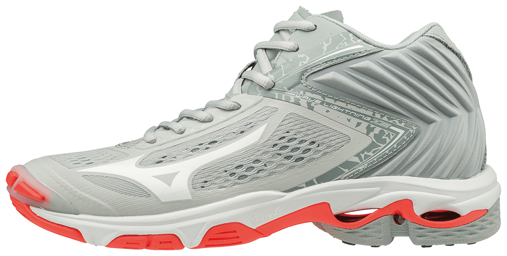 SCARPA DA PALLAVOLO DA DONNA MIZUNO WAVE LIGHTNING MID GRIGIA - Tecnica  Sport