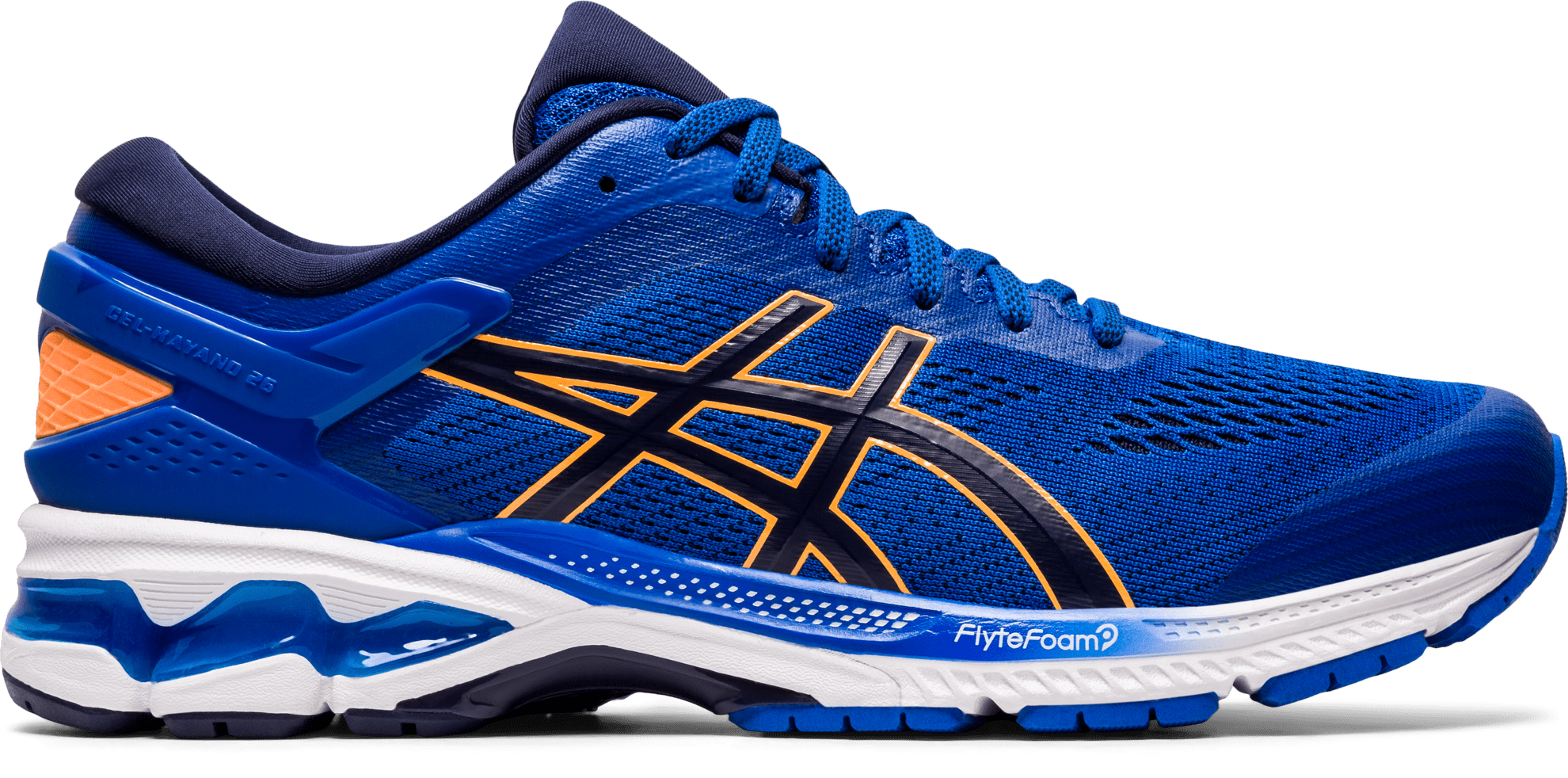 SCARPA DA CORSA DA UOMO ASICS GEL-KAYANO 26 BLU - Tecnica Sport