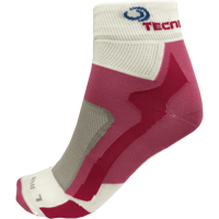 CALZE DA RUNNING MICO TECNICA SPORT ROSA BIANCHE