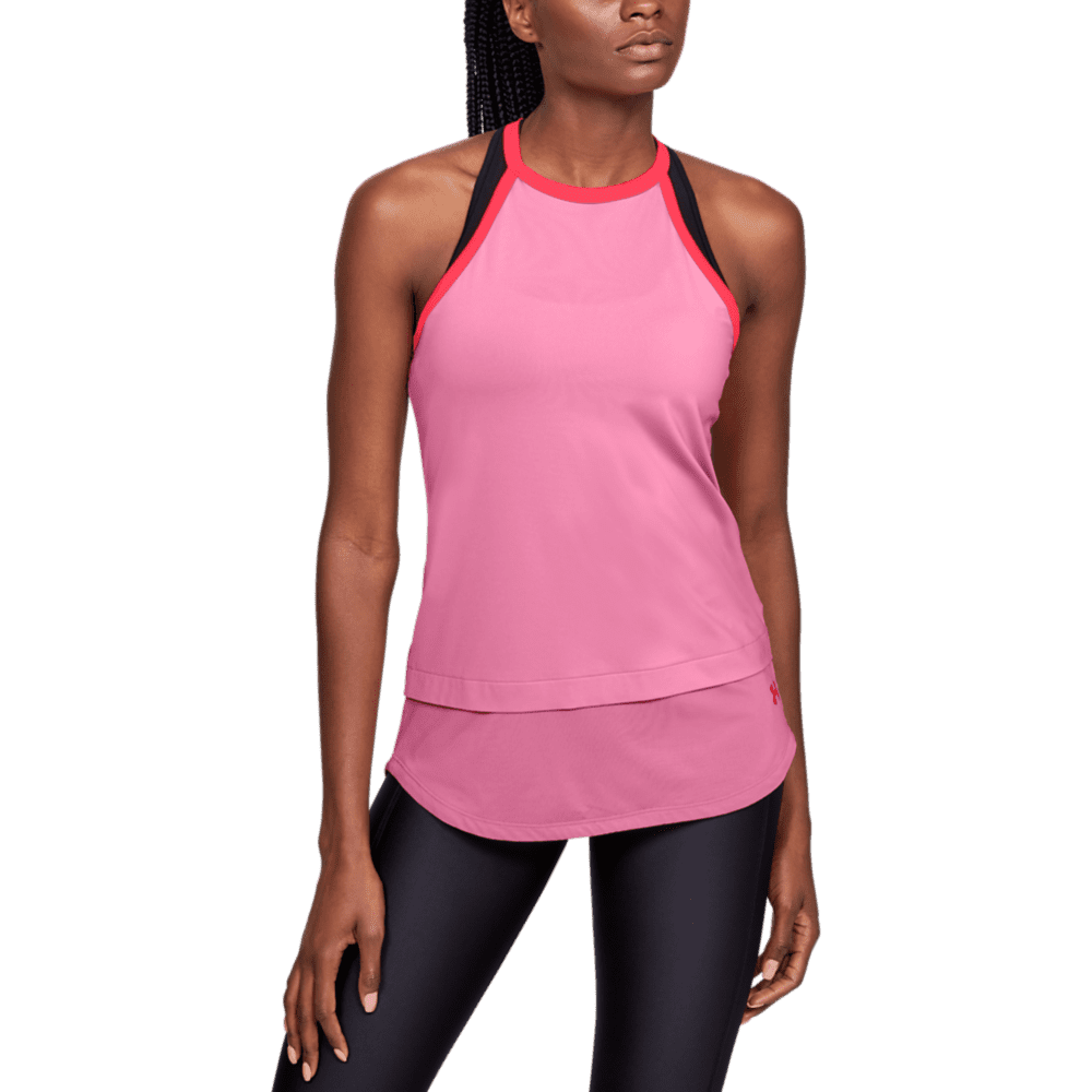 tuta under armour donna rosa