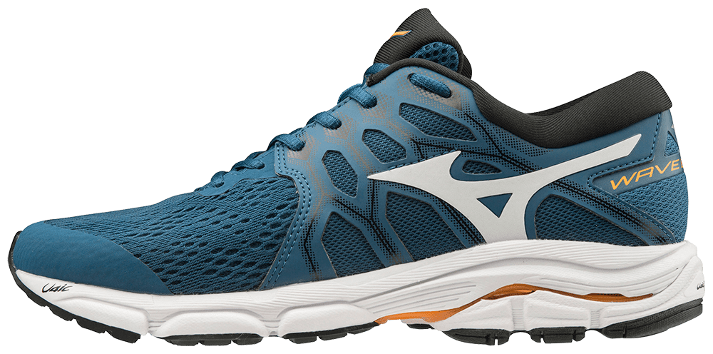 mizuno running blu