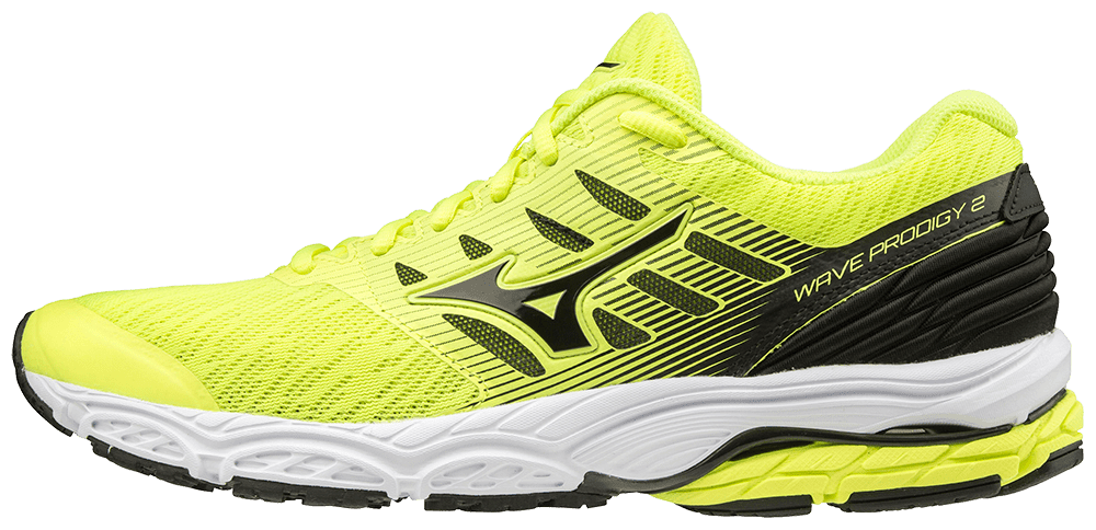 SCARPA DA CORSA DA UOMO MIZUNO WAVE PRODIGY 2 GIALLA - Tecnica Sport