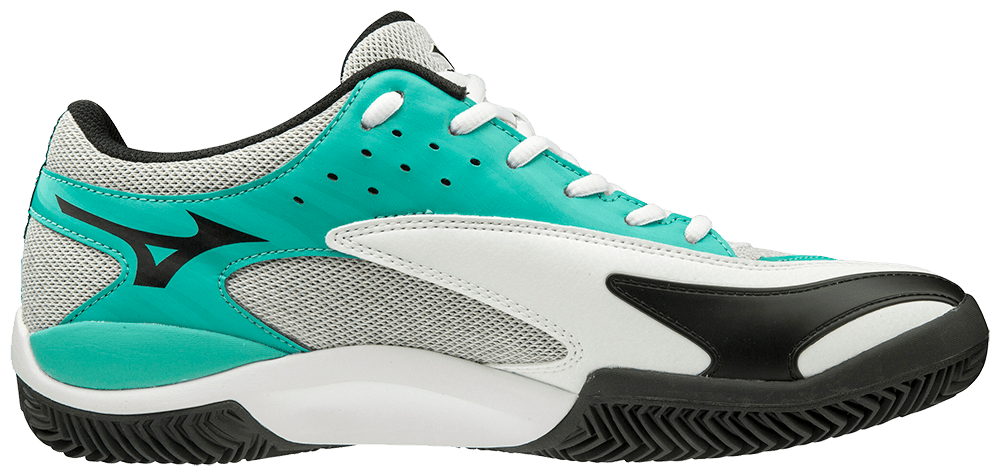 SCARPA DA PADEL DA UOMO MIZUNO WAVE FLASH CC BIANCA VERDE - Tecnica Sport