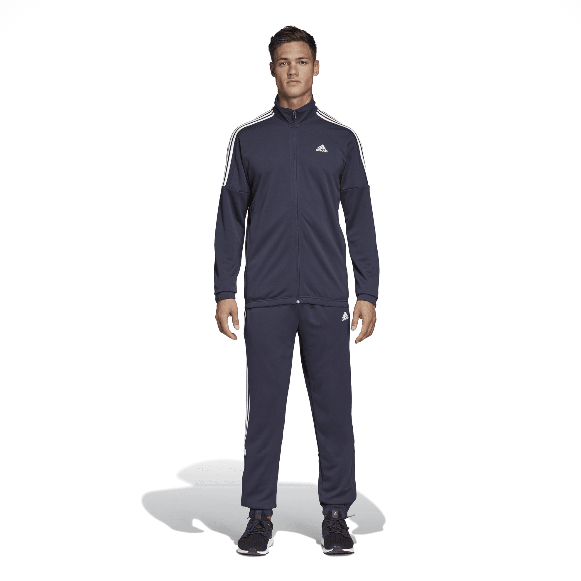 tuta rossa adidas uomo