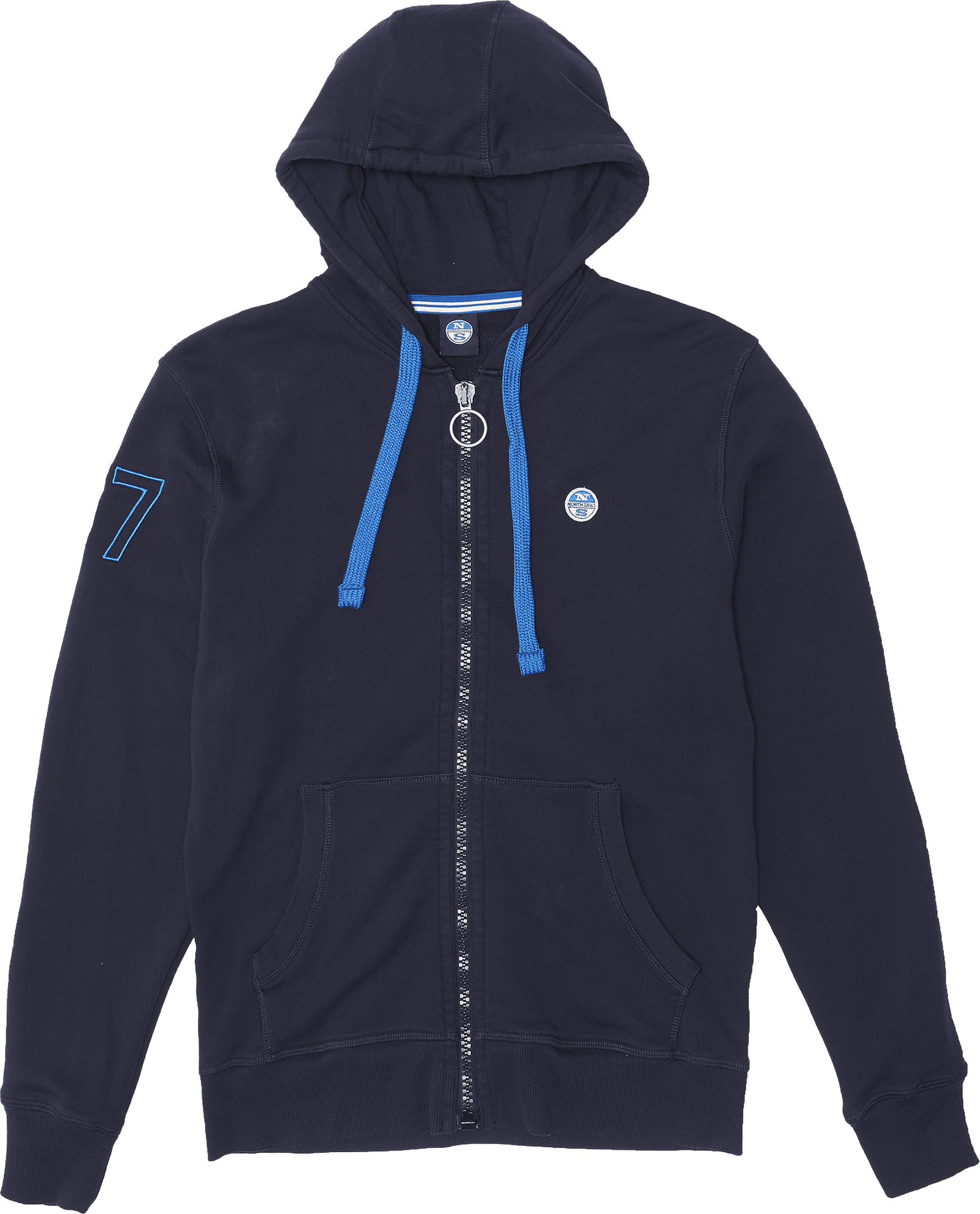 FELPA DA UOMO NORTH SAILS CON ZIP BLU FELPA DA UOMO NORTH SAILS CON ZIP BLU