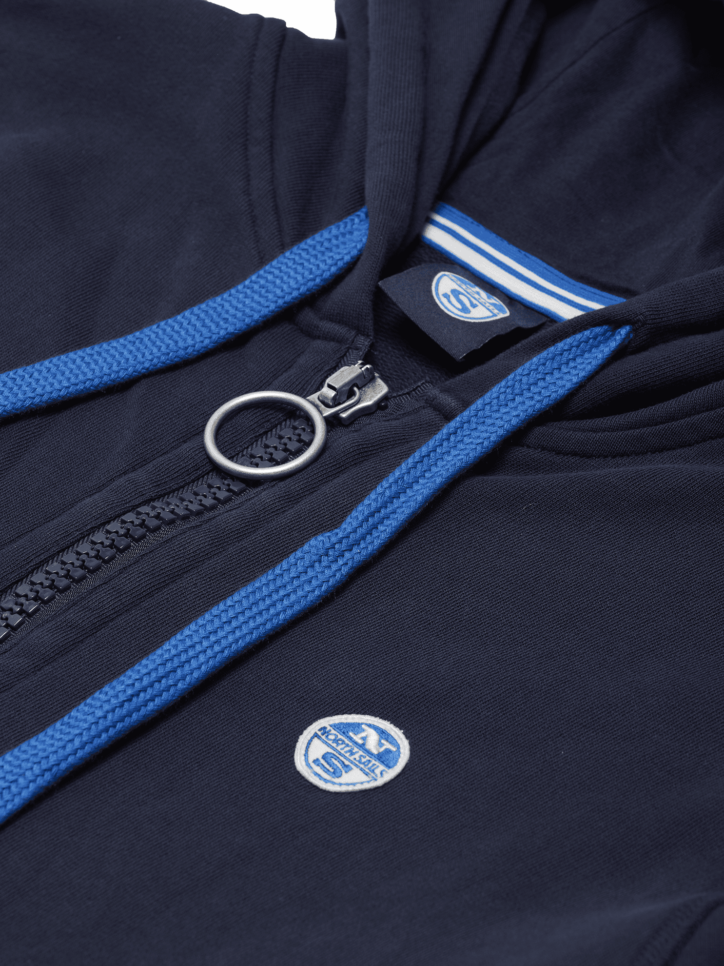 FELPA DA UOMO NORTH SAILS CON ZIP BLU FELPA DA UOMO NORTH SAILS CON ZIP BLU