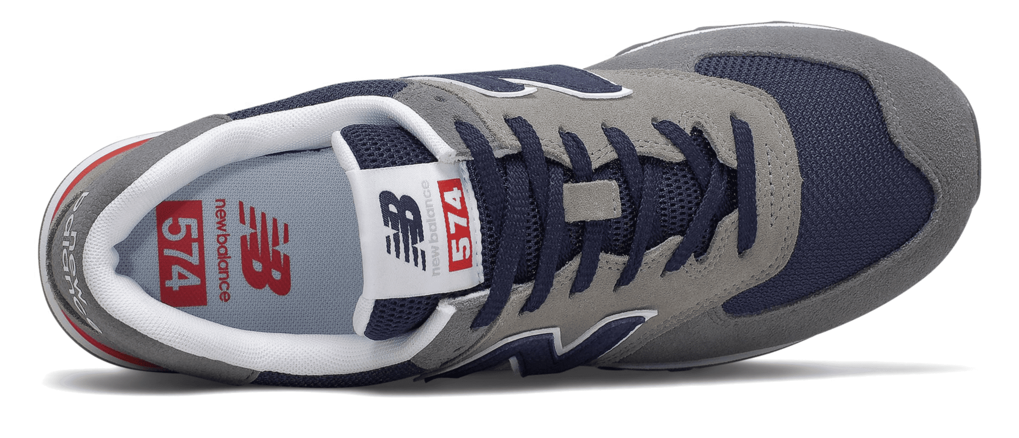 new balance 574 grigio blu