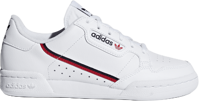 SCARPA JUNIOR ADIDAS CONTINENTA BIANCA SCARLET