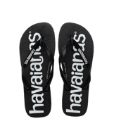 INFRADITO UOMO HAVAIANAS CON LOGO BIANCO/NERO