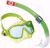 MASCHERA E TUBO JUNIOR AQUASPHERE COMBO MIX VERDE/GIALLO