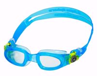 OCCHIALINI DA NUOTO JUNIOR AQUASPHERE MOBY AZZURRI