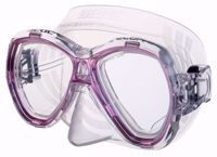 MASCHERA SUBACQUEA UNISEX ELBA MD S/KL ROSA 