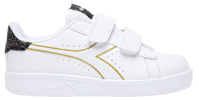 SCARPA JUNIOR DIADORA GAME P PS GIRL BIANCO/GLITTER/ORO