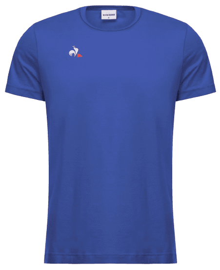 T SHIRT A MANICA CORTA DA UOMO LE COQ SPORTIF TEE AZZURRA