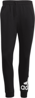 PANTALONI SPORTIVI DA UOMO ADIDAS ESSENTIALS IN FRENCH TERRY NERI CON POLSINO