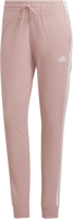 PANTALONI SPRTIVI DA DONNA ADIDAS ESSENTIALS ROSA CON STRISCE BIANCHE 