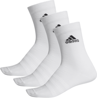 CALZE ADIDAS U LIGHT CREW 3 PAIA BIANCHE 