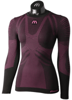 MAGLIA TERMICA A MANICA LUNGA MICO WOMAN EXTRA DRY SKINTECH 573 NERA-PORPORA