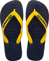 INFRADITO DA MARE UNISEX HAVAIANAS BRASIL LOGO NAVY BLUE-CITRUS YELLOW 4110850 3587