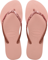 INFRADITO DA MARE DA DONNA HAVAIANAS SLIM GLITTER II BALLET ROSE-GOLDEN BLUS 4146975 3606