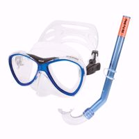 MASCHERA CON TUBO UNISEX SEAC SET BIS CAPRI S/KL BLU