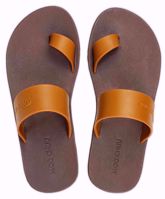 SANDALI MOO CHUU POP THUMB BROWN CARAMEL 