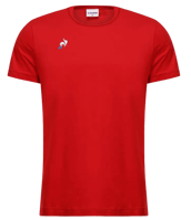 T-SHIRT A MANICA CORTA DA UOMO LE COQ SPORTIF PRESENTATION ROSSA