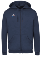 FELPA FULL ZIP DA UOMO LE COQ SPORTIF FZ HOODY PRESENTATION COT.DRESS BLU 