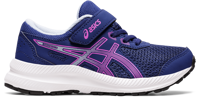 SCARPA DA RUNNING JUNIOR ASICS CONTEND 8 PS 1014A258 400 DIVE BLUE/ORCHID