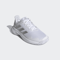 SCARPA DA TENNIS DONNA ADIDAS COURTJAM CONTROL W WHITE/SILVER/WHITE + GY1334