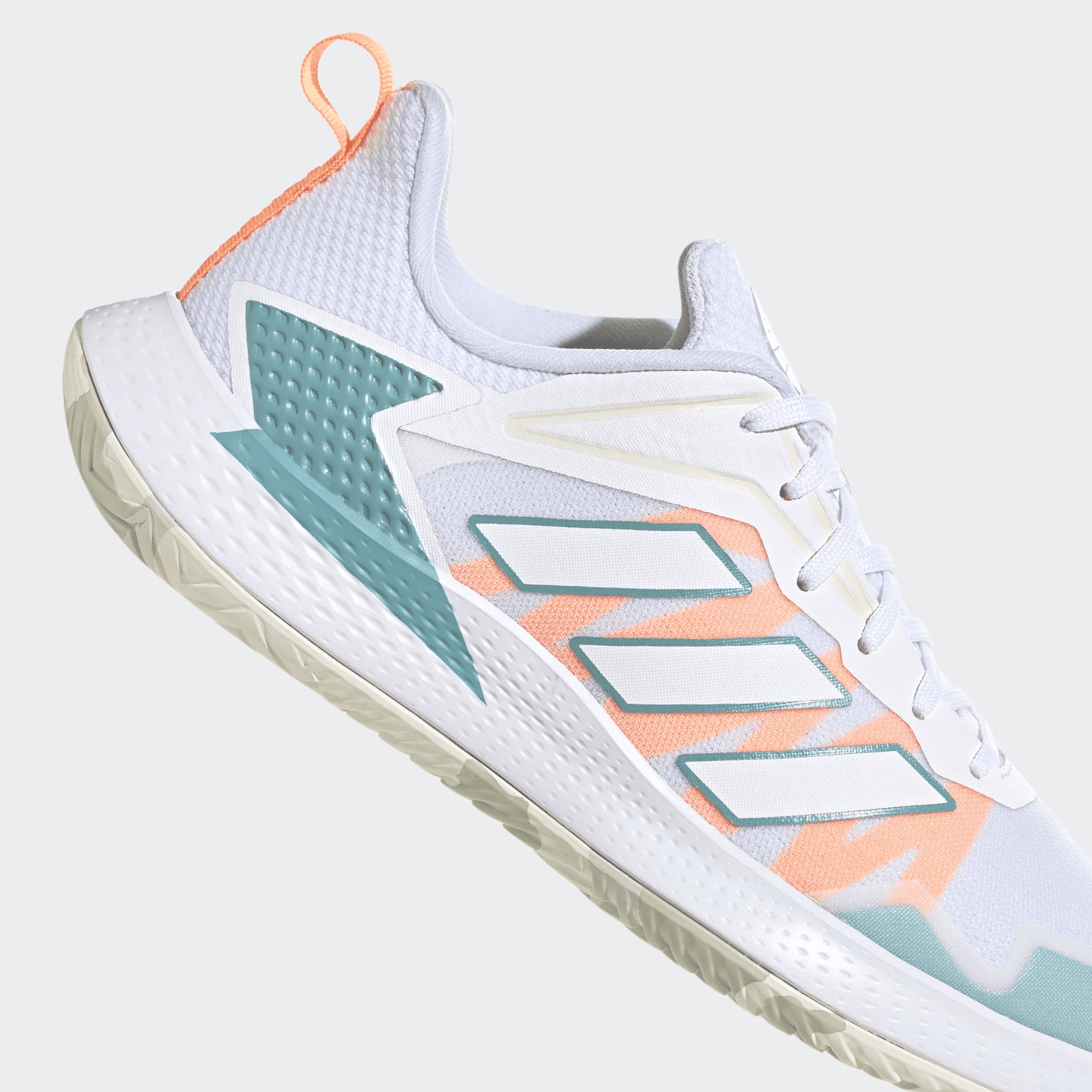 SCARPA DA TENNIS ADIDAS DEFIANT SPEED W WHITE MINT GV9528 Tecnica Sport
