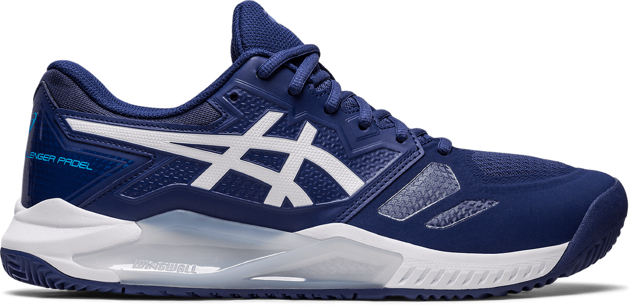 SCARPA DA TENNIS DA UOMO ASICS CHALLENGER 13 PADEL INDIGO BLUE WHITE 1041A315 402 Tecnica Sport