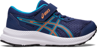 SCARPA DA RUNNING JUNIOR ASICS CONTEND 8 PS INDIGO BLUE SUN PEACH 1014A258 405