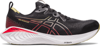 SCARPA DA RUNNING DA UOMO ASICS CUMULUS 25 BLACK ELECTRIC RED 1011B621 001