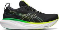 SCARPA DA RUNNING DA UOMO ASICS NIMBUS 25 BLACK LIME ZEST 1011B547 003