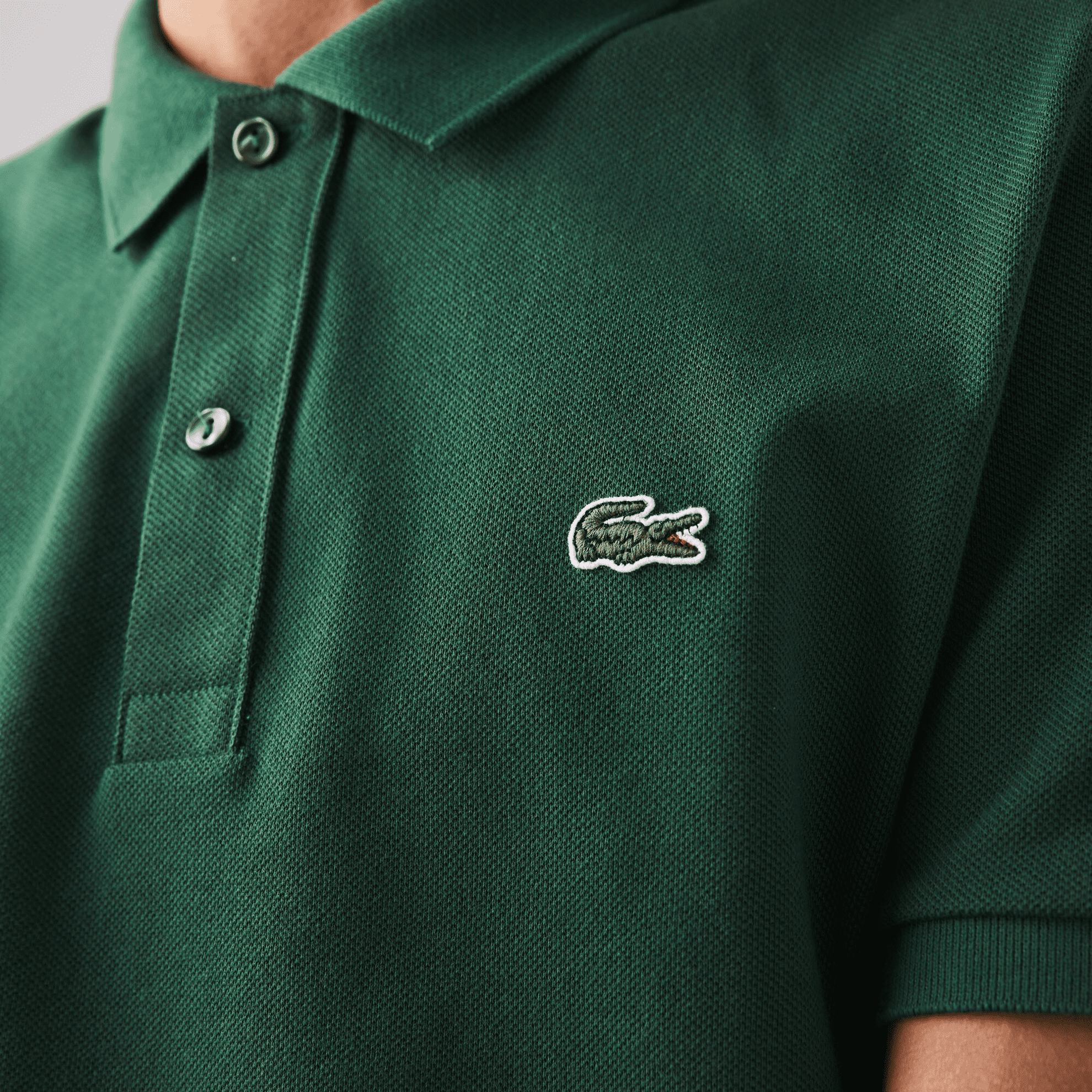 POLO A MANICA CORTA DA UOMO LACOSTE SLIM FIT PH4012 132 Tecnica