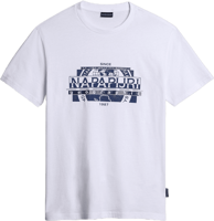 Picture of T-SHIRT A MANICA CORTA DA UOMO NAPAPIJRI S-MANTA BRIGHTWHITE 002 NP0A4H2C 002