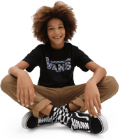 Immagine di T-SHIRT A MANICA CORTA JUNIOR VANS VANS CLASSIC LOGO FILL BOYS VN0A3189 BTE