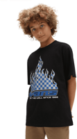 Immagine di T-SHIRT A MANICA CORTA JUNIOR VANS REFLECTIVE CHECKERBOARD FLAME VN0007ZN BLK