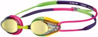 Immagine di OCCHIALINO DA NUOTO JUNIOR ARENA TRACKS MIRROR VIOLET FUCHSIA GREEN - 1E560 896=