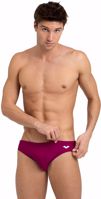 Immagine di SLIP DA NUOTO DA UOMO ARENA SANTAMARIAS R RED FANDANGO WHITE - 006449 410