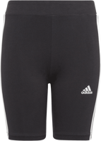 LEGGINGS JUNIOR ADIDAS ESSENTIALS 3-STRIPES COTTON BIKE BLACK / WHITE IC3628