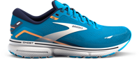 Picture of SCARPA DA RUNNING DA UOMO BROOKS GHOST 15 BLUE/PEACOAT/ORANGE 110393 1D480