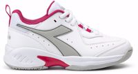 Immagine di SCARPA DA TENNIS JUNIOR DIADORA S. CHALLENGE 5 JR WHITE/VIVACIOUS - 101.179102 D0618