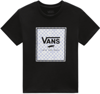 Picture of T-SHIRT A MANICA CORTA JUNIOR VANS BOX FILL FLORAL CREW VN00078E BLK