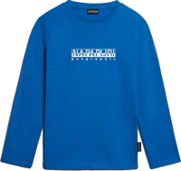 Immagine di T-SHIRT A MANICA LUNGA JUNIOR NAPAPIJRI K S-BOX LS 1 BLUE CLASSIC NP0A4GNI B2I