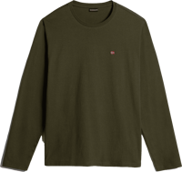 Picture of T-SHIRT A MANICA LUNGA DA UOMO NAPAPIJRI SALIS LS 1 GREEN DEPTHS NP0A4HN7 GE4